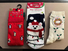 3 Pairs Women's Christmas Socks - Brand New 