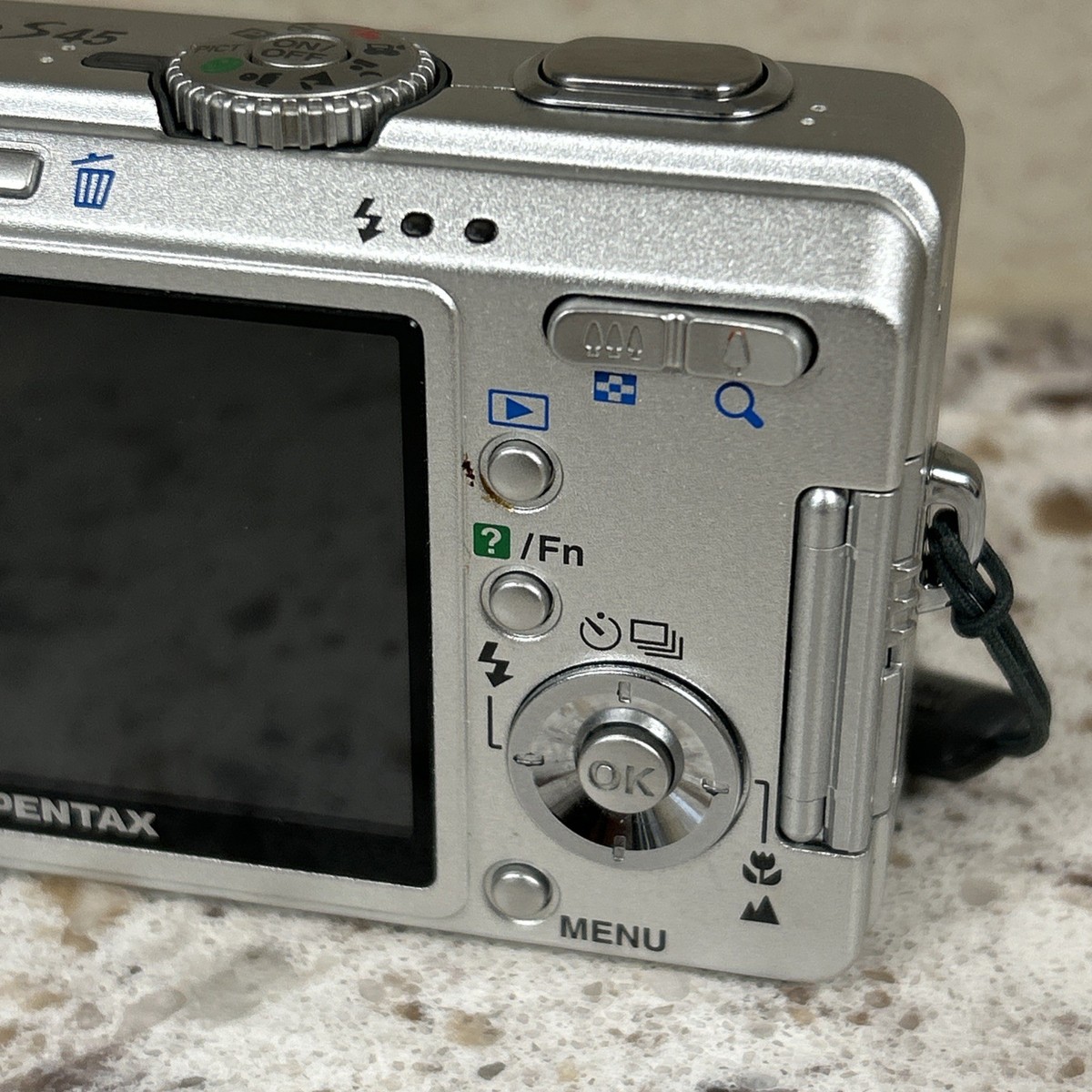 PENTAX Optio S45 4.0MP 3x Optical Zoom Digital Camera Silver