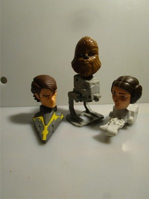 McDonald's Star Wars Clone Wars Bobblehead Happy Meal toys Lot