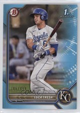2022 Bowman Prospects Sky Blue Border 386/499 Luca Tresh #BP-136 0n64