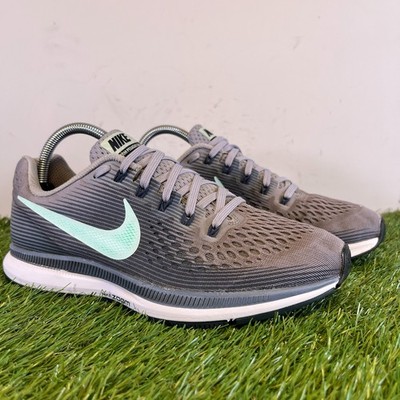 Nike Turnschuhe Größe 6 Damen Grau Air Zoom Pegasus 34 Outdoor Laufschuhe