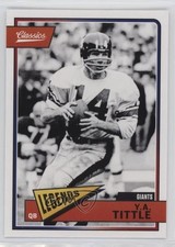 2018 Panini Classics Legends YA Tittle #183 HOF 0g7