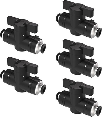 5/32(4Mm) Push to Connect Valves,5/32(4Mm) Air Valve Pneumatic Quick Push to Con