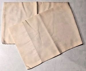 Vintage, Standard-sized, Crease-resistant, Pale-yellow Pillowcase by Std Textile