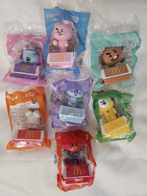 7 BTS x Mcdonalds BT21 Figure set official COOKY CHIMMY MANG TATA SHOOKY RJ KOYA