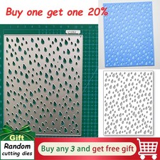 Raindrop Plate Cutting Dies Scrapbooking Paper Crafts Embossing Stencils Mould