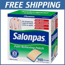 Sterile Pain Relief Patches, 140 Ct - Pack of 2