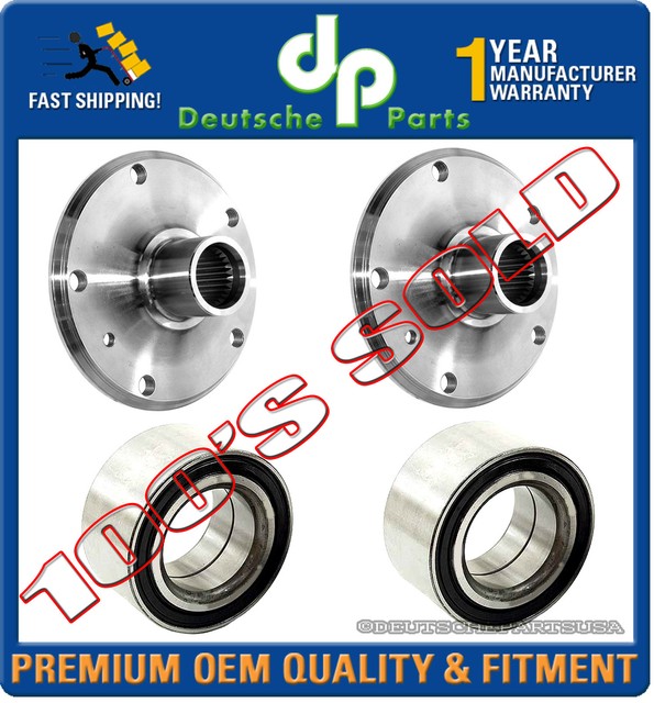 REAR Wheel Bearing Bearings Hubs 33411130617 + 33411093567 SET BMW E36
