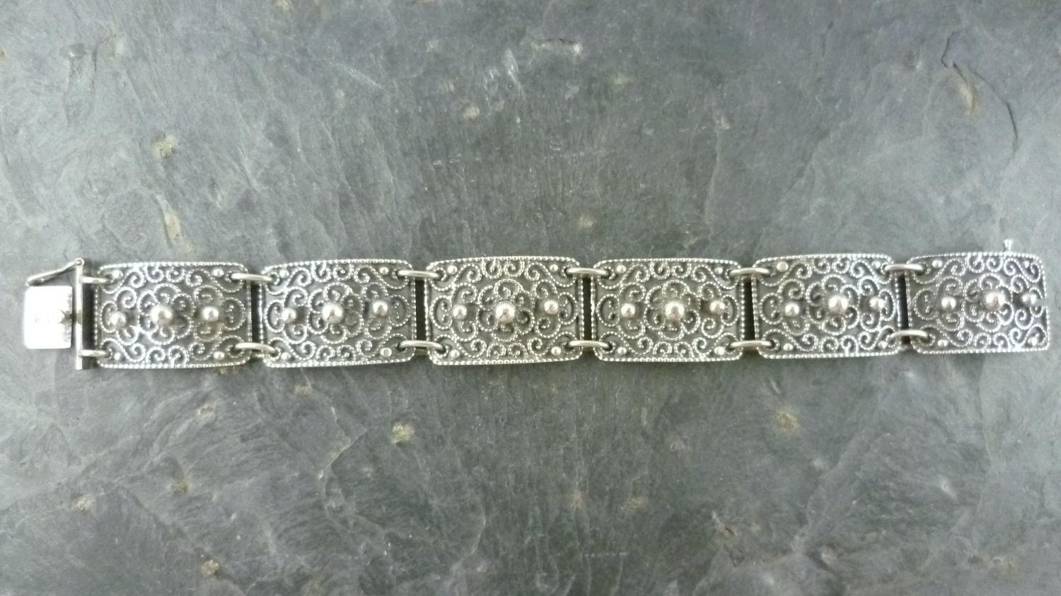 Bracelet rectangular beautifully decorated elemen… - image 7