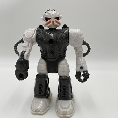 Cosmic Robot Action Figure Black & White  untested