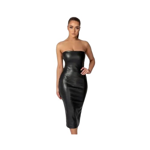 womens glitter party dresses SPANX: AirEssentials® Midi Wrap Dress main image 1