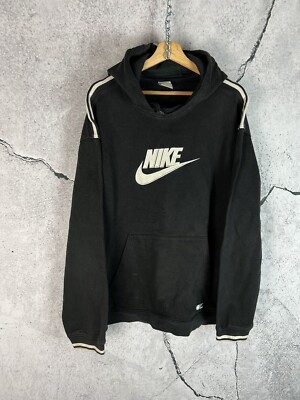 VINTAGE Y2K 00s Nike boxy Black Hoodie | eBay