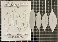 FEATHERS DIES Simon Says Stamp Kelly Purkey birds nest spring bluebird raven fun