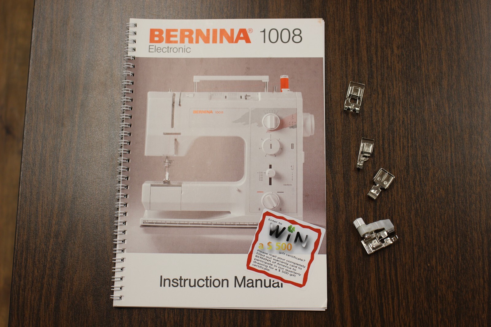 Bernina 1008 Mechanical Sewing Machine Professionally Serviced & Ready