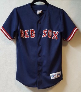 boston red sox button down jersey