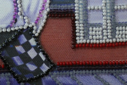 DIY Bead Embroidery Kit "Cheer cook" Beaded Stitching Needlepoint Beadwork - Picture 4 of 5