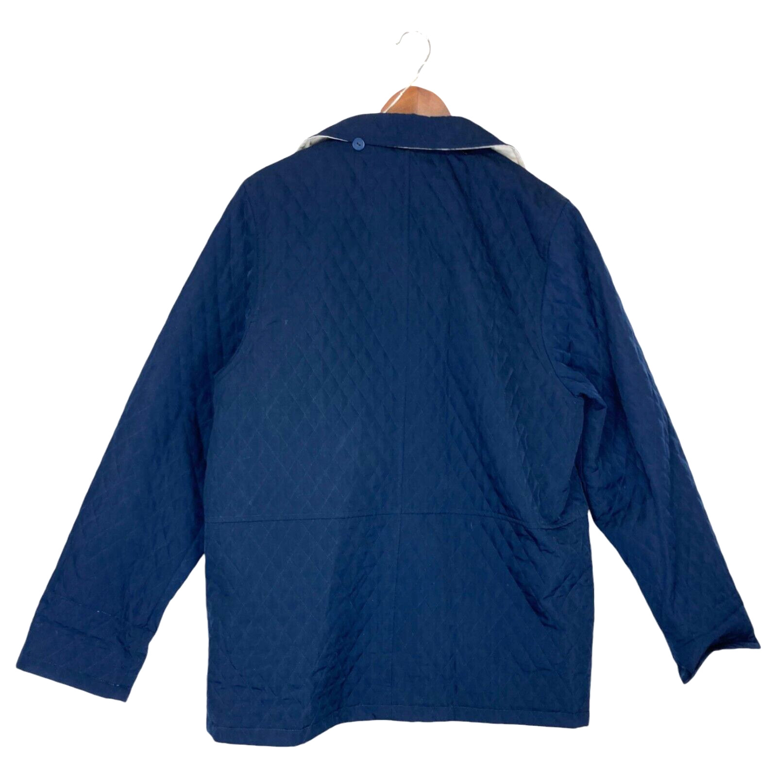 Utex Design Navy/White Solid Reversible Quilted B… - image 3