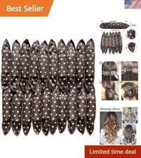 Soft Overnight Foam Hair Rollers - 40 Count Heat-Free Curlers for All Hair Types