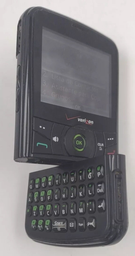 Pantech Razzle Verizon TXT8030 MP3 Swivel Cell Phone Spanish