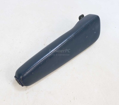 BMW E34 5-series Blue Leather Right Front Passengers Seat Arm Rest 
