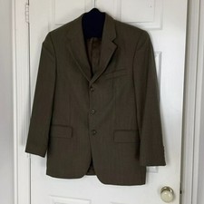 Vtg Chaps Ralph Lauren Men  s Brown Wool 3-Button Blazer Sport Coat 41R Canada