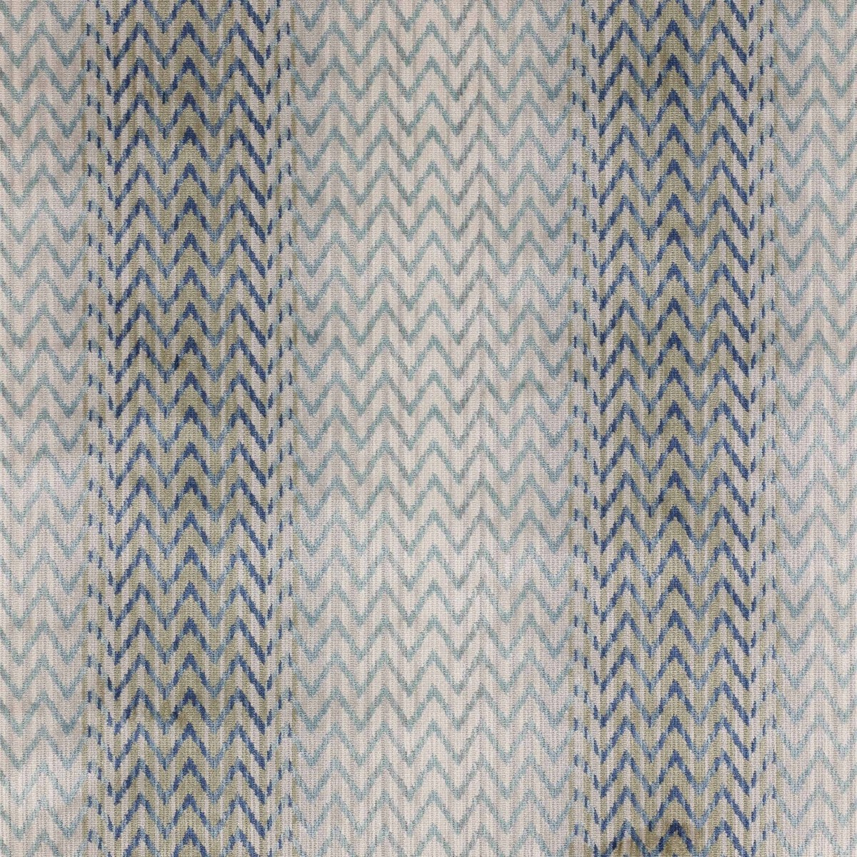 Tissu Velours Ombré Zigzag Colefax & Fowler – Jérôme Bleu – 6,75 Yards