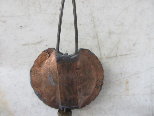 ANTIQUE WATERBURY PENDULUM KEY WIND CLOCK-WORKS - Picture 9 of 11