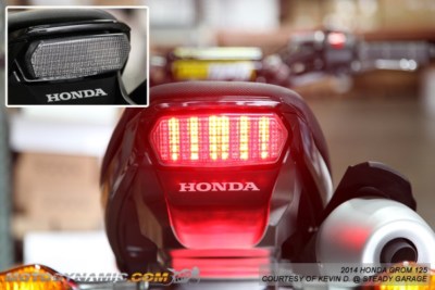 SEQUENTIAL Signal LED Tail Light Smoke Lens Fits 2014-2020 Honda Grom 125 MSX125