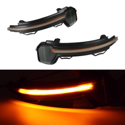 2X Spiegelblinker Außenspiegel Blinker Für VW Tiguan AD/BW MK2 2016-2023 Schwarz
