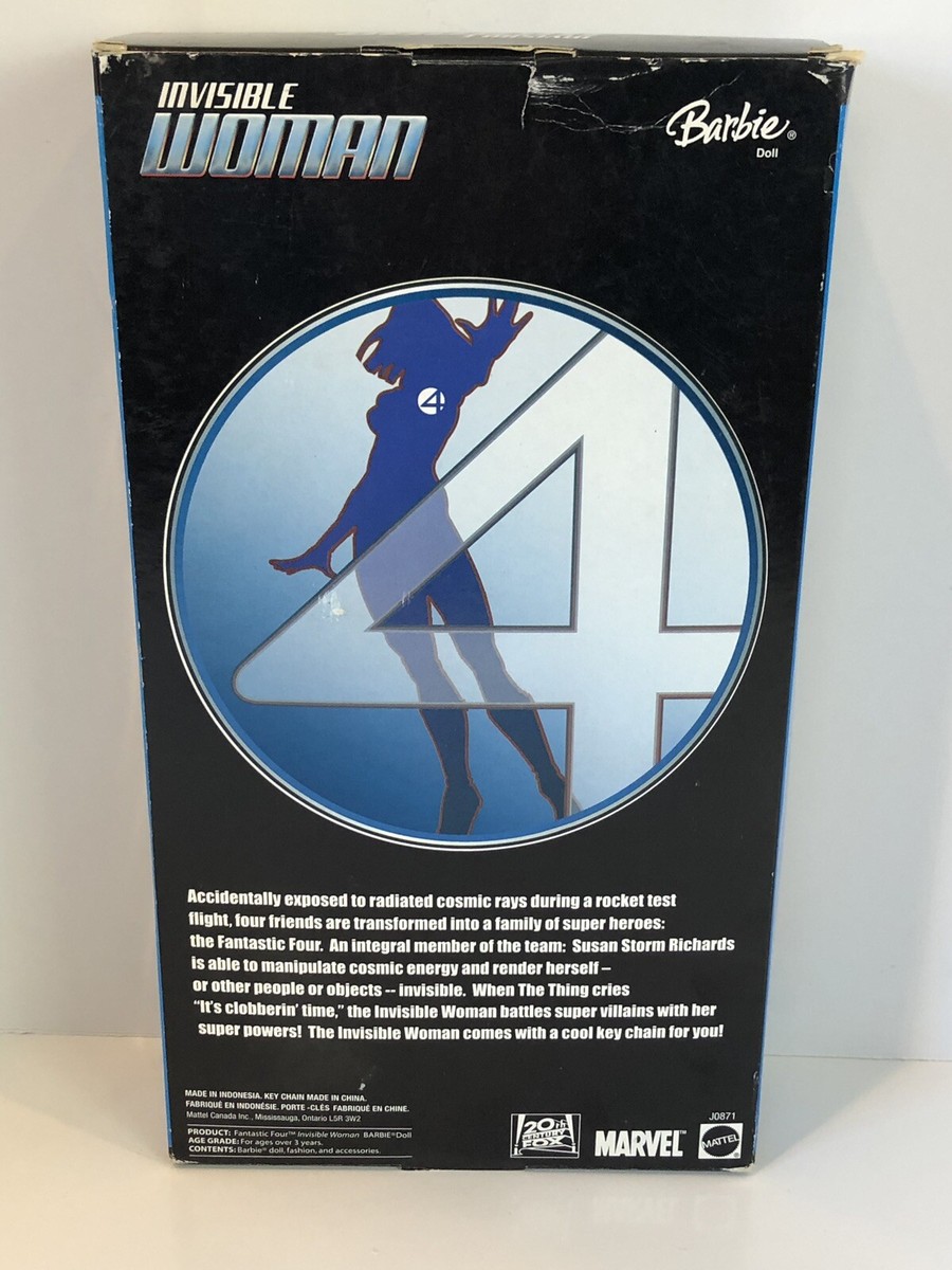 Barbie J0871 Marvel Avengers Invisible Woman Fantastic 4