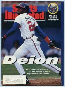 April 27, 1992 Deion Sanders Atlanta Braves Sports Illustrated