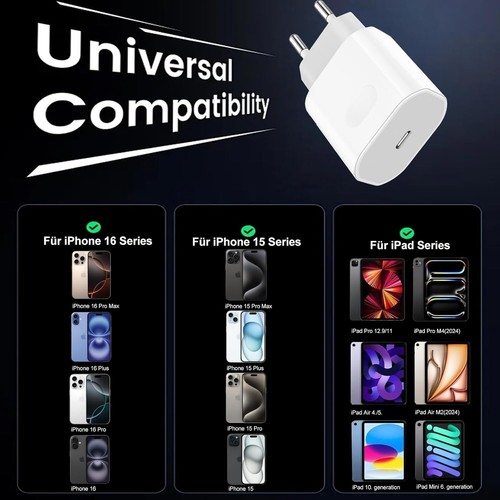 25W Oryginalna ładowarka USB C Kabel ładujący do 16 15/16E 16 15 Pro/16 15 Pro Max/16 - Zdjęcie 5 z 12
