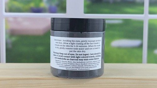 TSA Handmade Activated Charcoal 2-in-1 Mask/Wash - Remove Blackheads Clean Pores - Picture 6 of 9