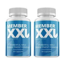 2-Pack Member XXL Powerful Male Pills, Member XXL Male Support - 120 Capsules