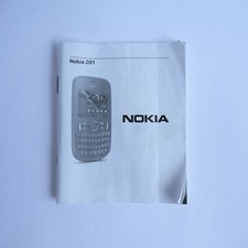 Nokia 201 Mobile Phone Operating Instruction Manual Booklet