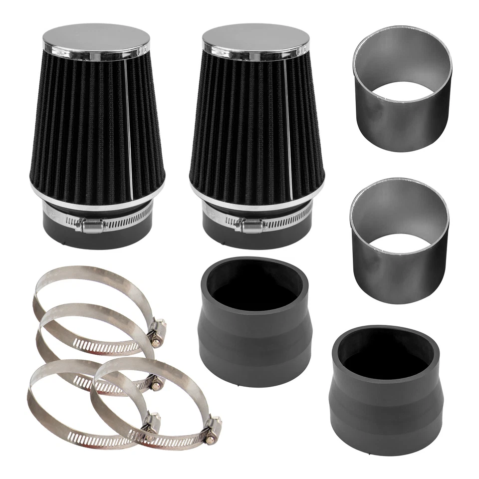 Kit de sistema de admisión de aire frío para Mercedes Benz C300 C350 2008-2012 3,0 L 3,5 L negro Foto 2 de 4