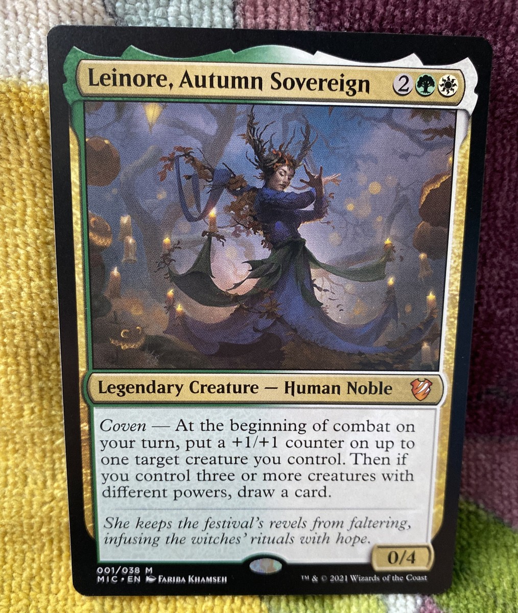 Mtg Leinore, Autumn Sovereign- X1-MTG Commander Innistrad: Midnight Hunt-Mtg Mtg Leinore, Autumn Sovereign- X1-MTG Commander Innistrad: Midnight Hunt-Mtg