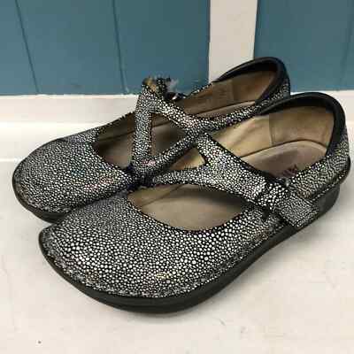 ALEGRIA Dayna Spring Dottie Professional Leather Shoes 36  6 - 6.5 *read