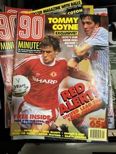 90 minutes Issue 63 17.07.1991 Manchester United/Peter Reid/Tommy Coyne