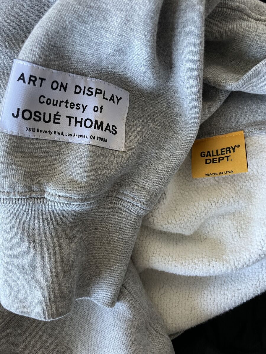 NEW XL Gallery Dept. Heather Grey Center Logo Hoodie NEW XL Gallery Dept. Heather Grey Center Logo Hoodie
