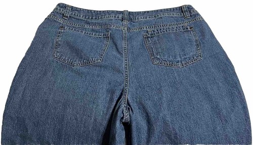 Christopher & Banks Women’s Denim Shorts Embossed Button & Rivets Sz 16 (88) - Bild 2 von 8