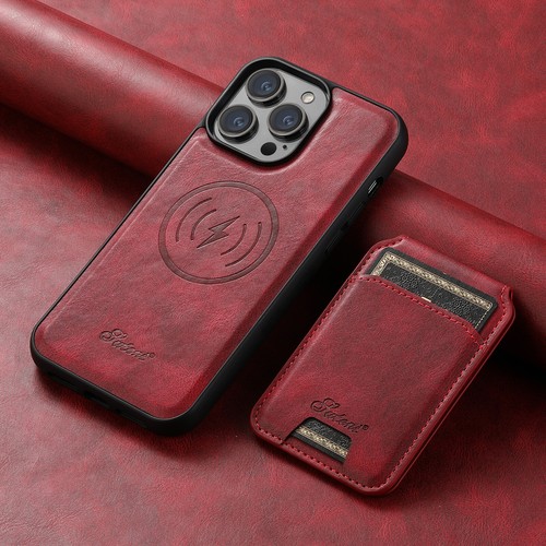 Suteni Wallet Case für iPhone 15 Pro Max /15 Plus /15 Pro/15 Ausweisfächer Hülle - Bild 57 von 82