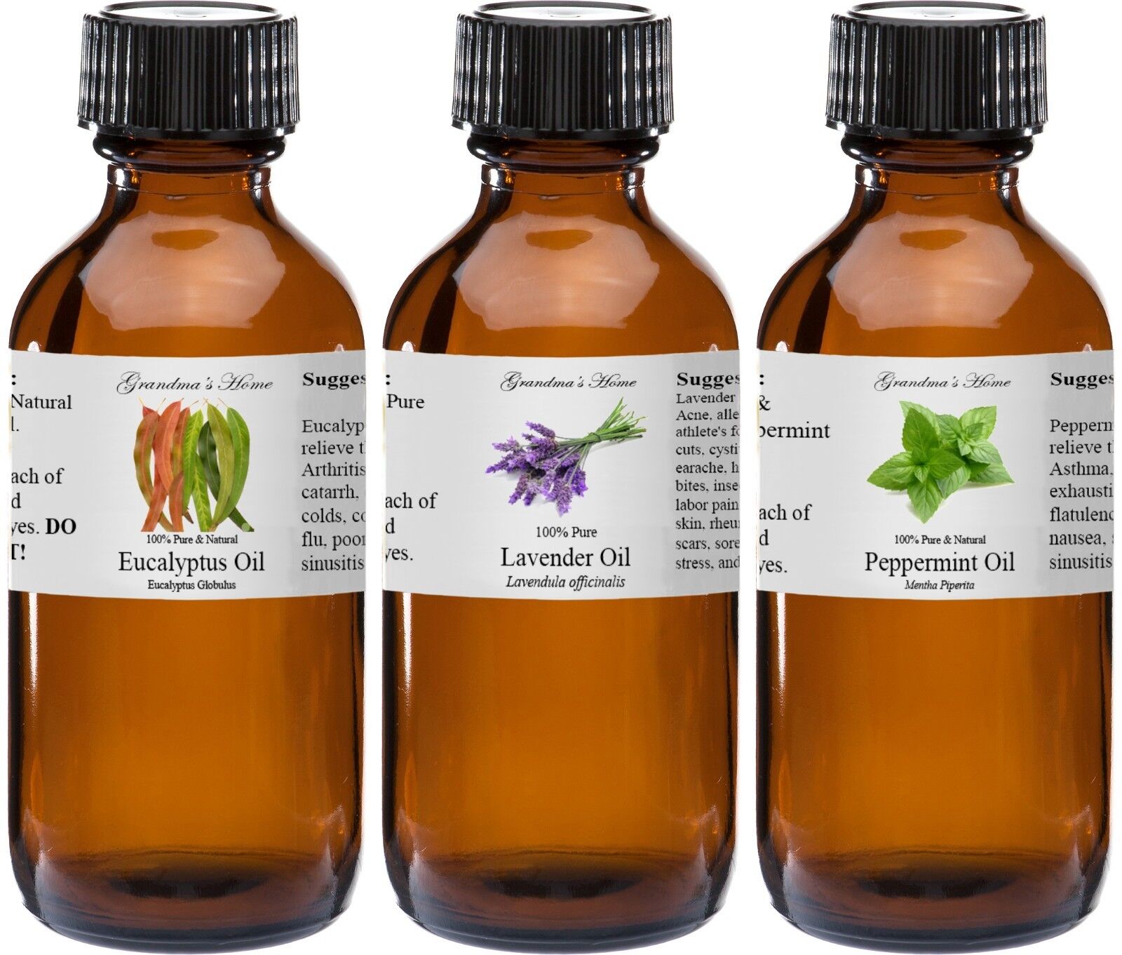 4 oz Essential Oils - 4 fl oz - 100% Pure and Natural - Therapeutic Grade Oil!