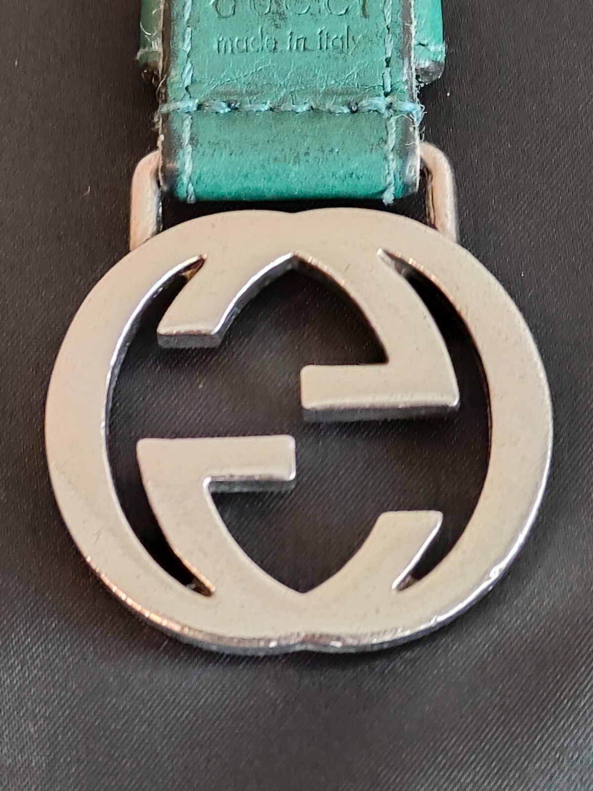 GUCCI Interlocking G Charm Key Ring Key Chain Stu… - image 13