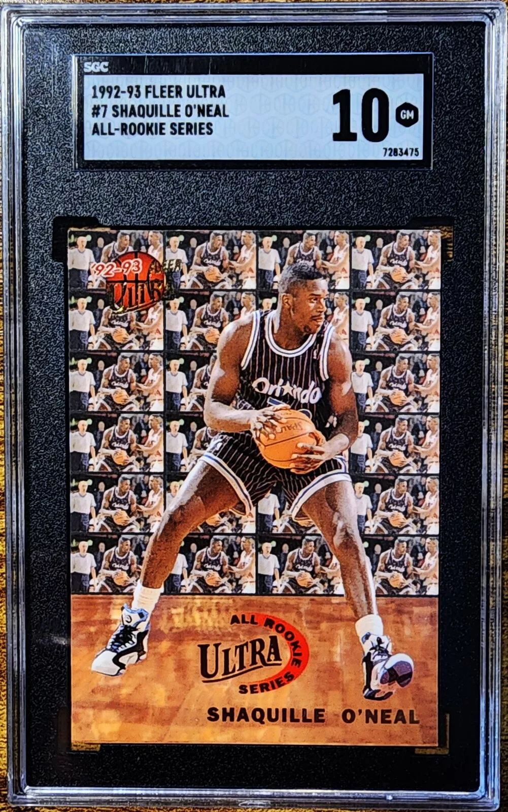 Shaquille Oneal trading card