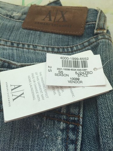 NWT Armani Exchange Women's Jeans Size 