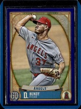 2021 Topps Gypsy Queen Indigo Parallel #12 Dylan Bundy 232/250 Angels