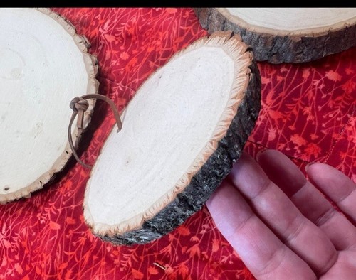 Lot Basswood Country Rounds by Walnut Hollow Wood Cookie Rectangular armadillo - Picture 5 of 12