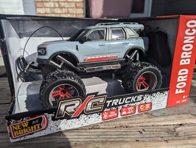 New Bright R/C Radio Control Ford Bronco GRAY | eBay