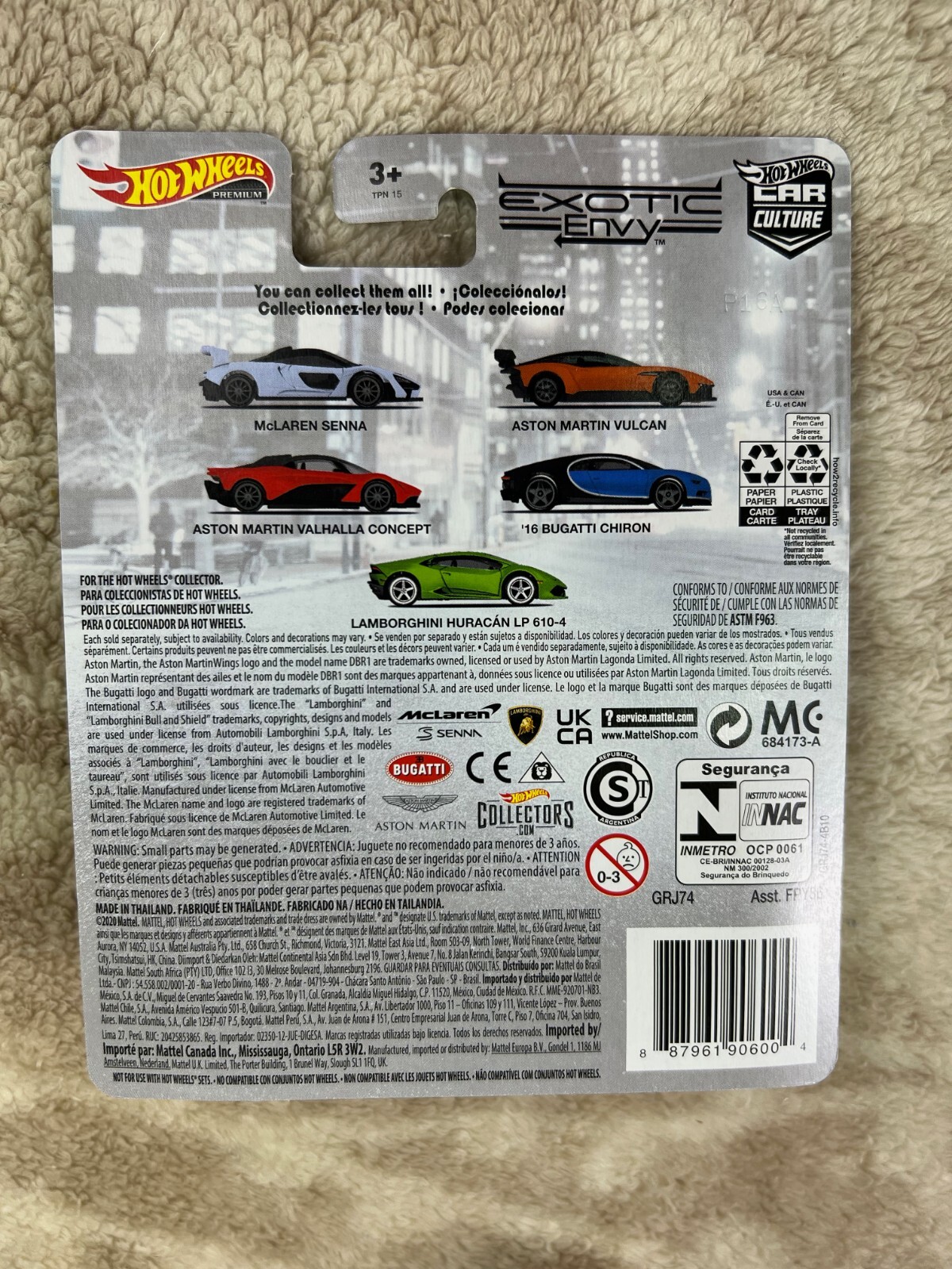 🇮🇹 Hot Wheels Premium Exotic Envy LAMBORGHINI HURACAN LP 610-4 Green HW17🇮🇹